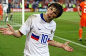 Аршавин вошел в [тройку лучших бомбардиров] сборной России