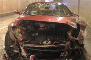 Криштиану Роналду [попал в автокатастрофу]