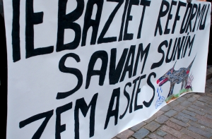 Рижская дума [запретила субботнюю демонстрацию]