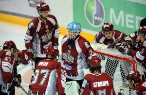 Рижское «Динамо» [вышло в плей-офф КХЛ]