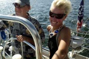 56-летняя американка [вплавь пересекла Атлантический океан]