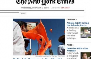 За посещение сайта [New York Times придется платить]