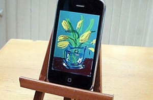 Классик живописи [бросил холст и рисует на iPhone]
