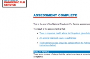[Британский сайт о гриппе H1N1] не выдержал наплыва посетителей