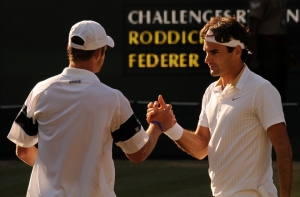 Федерер и Роддик разыграли [самый длинный пятый сет в истории]