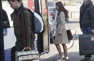 В 22 автобусе [не надо будет платить за багаж]