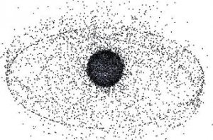 NASA опубликовало карту [космического мусора]