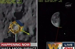 Лунный зонд-камикадзе [врезался в Луну]