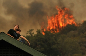 Больше всего жители Латвии [опасаются лесных пожаров]