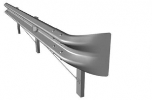 В Латвию могли ввезти [поддельные дорожные ограждения]