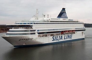 Паром Silja Europa [отремонтируют в Риге]