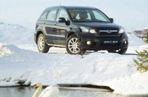 В Риге угнали [внедорожник Honda CRV]