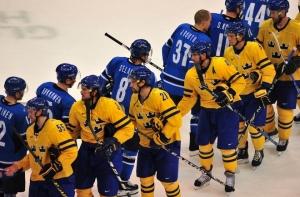 Сборная Швеции победила финских хоккеистов на Олимпиаде