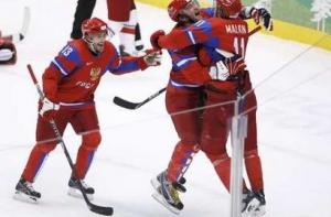 Сборная России по хоккею,обыграв чехов, вышла в 1/4 финала Олимпиады