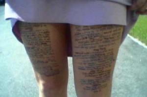 Американские чиновники пишут шпаргалки