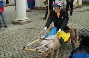 В Симферополе попрощались не только с зимой, но и с Ющенко