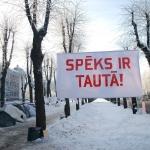 Палаточный городок изгнал пьяного единомышленника