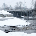 Отремонтирован водопровод у моста Браса