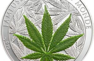 В Африке выпустили монеты с запахом конопли