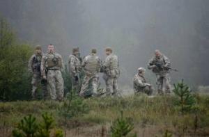 В Адажи начинаются крупные военные учения