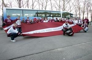 Латвийские болельщики ведут себя хорошо