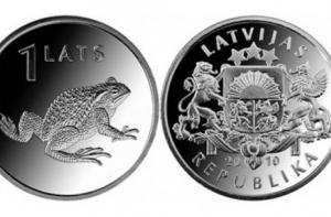 В интернете новый лат с жабой продают за 5 латов