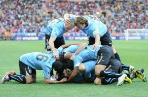 Уругвай завоевал путёвку в 1/4 финала ЧМ-2010