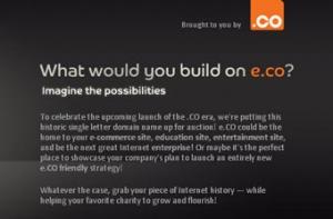 Выставлен на продажу домен из одной буквы