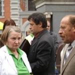 Состоялся митинг в защиту Рижской коммерческой гимназии