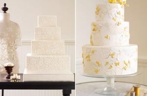 Новый свадебный тренд – торты с принтами