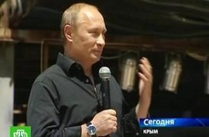 Путин спел со «шпионами» патриотическую песню