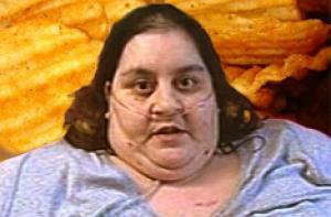 Самую толстую британку добила курица