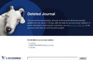 Воспевший рынду блогер удалил свой ЖЖ