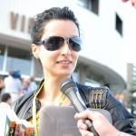 Тина Канделаки удивляет скоростью (ВИДЕО)