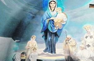 Ющенко увековечили на сводах церкви в украинском селе