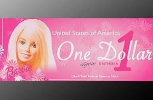 На долларах появились Барби и Coca-Cola