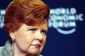 Вайра Вике-Фрейберга стала бабушкой