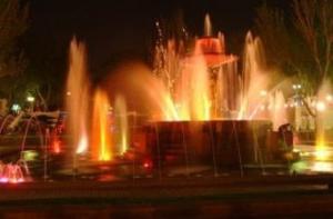 Кадыров открыл в Грозном фонтан имени Путина