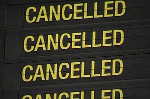 В Риге, так же как и в Европе, отменены некоторые авиарейсы