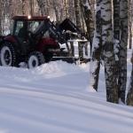 За месяц из Риги вывезено более 270 000 кубометров снега