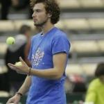 Латвийского теннисиста Эрнеста Гулбиса ждет снижение в рейтинге ATP