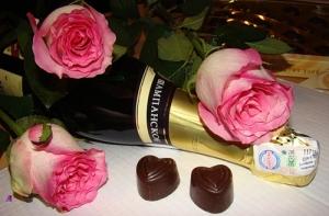 В день Св. Валентина вырос спрос на цветы и конфеты