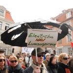 Акция протеста против повышения тарифов Latvenergo — это только начало