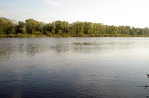 В Гауе возле Валмиеры продолжается стремительный подъем воды