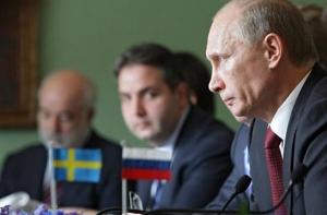 Путин привез в Швецию московские пробки и опоздал к королю