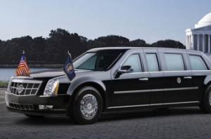 «Кадиллак» Обамы застрял в воротах посольства в Дублине