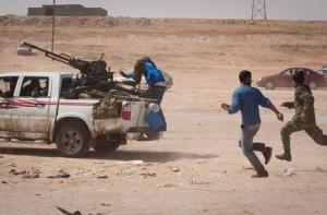 Войска Каддафи сбежали в Тунис