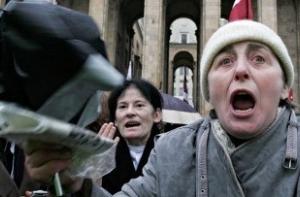 В центре Тбилиси прошел митинг оппозиции