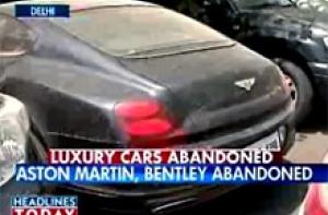 На улицах Дели обнаружены десятки брошенных хозяевами Bentley, Aston Martin, Rolls-Royce, Ferrari, Lamborghini