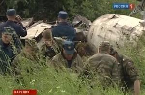 Число жертв крушения Ту-134 в Карелии достигло 46 человек